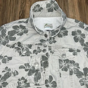 Polo Ralph Lauren Jeans Co Bomber Jacket Faded Hawaiin, Medium - Picture 1 of 8