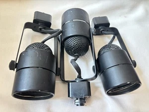 HAMPTON BAY Track Lighting Black Swivel Spot Light 3 units Black - Picture 1 of 5