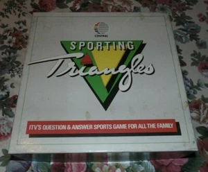 Vintage 1987 Central Sporting Triangles ITV Sports Quiz Board Game Free Post - Picture 1 of 5