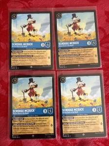 4x Disney Lorcana Inklands - Scrooge McDuck - Richest Duck in the World - x4 - Picture 1 of 7