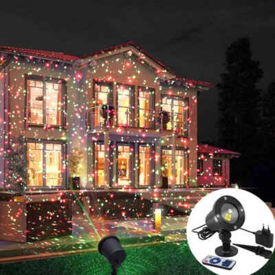 Christmas Laser LED Projector Light Moving Outdoor Landscape Stage Xmas Lamp - Image 1 of 4
