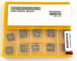 Insertos de fresado Mitsubishi SONX1206PER MC5020 ORIGINALES HECHOS EN JAPÓN NUEVOS 10 piezas. - Imagen 1 de 3