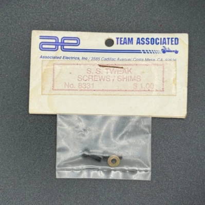 Team Associated Vintage 8331 S.S. Tweak Screws/Shims Set - Image 1 of 2