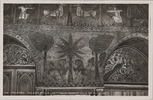 Palermo Palazzo Reale Postkarte Italien Vintage RPPC - Bild 1 von 2