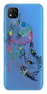 Coque en silicone imprimée compatible Xiaomi Redmi 9C Dreamcatcher Gris - Photo 1 sur 3