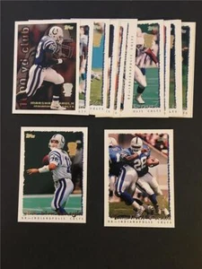 1995 Topps Panthers Eröffnungslogo Indianapolis Colts Team Set 15 Karten - Bild 1 von 1