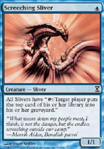 SCREECHING SLIVER Time Spiral MTG Magic the Gathering Cards DJMagic - Image 1 of 1