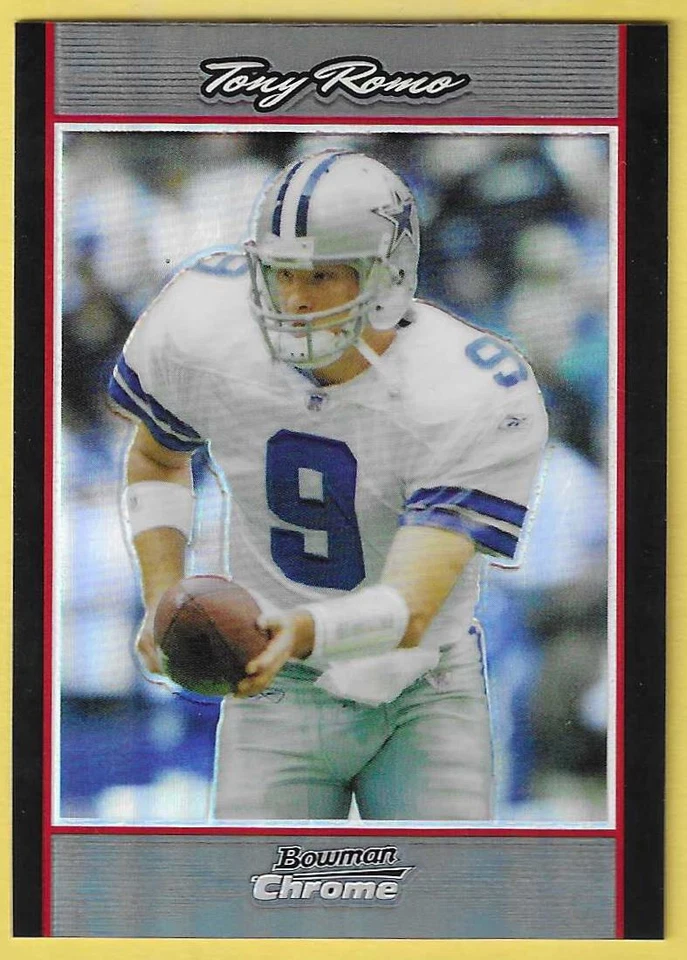 2007 Bowman Chrome Refractor Tony Romo Cowboys - Image 1 of 1