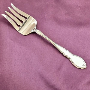 1881 Rogers ONEIDA 1978 ALOUETTE Meat Fork 8.4" Silverplate - Picture 1 of 5
