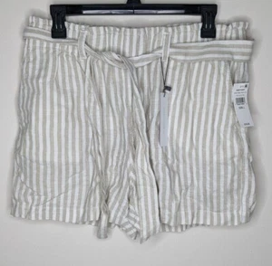 Sanctuary River Valley Paper Bag Shorts, Sand, Women's Large - Picture 1 of 3