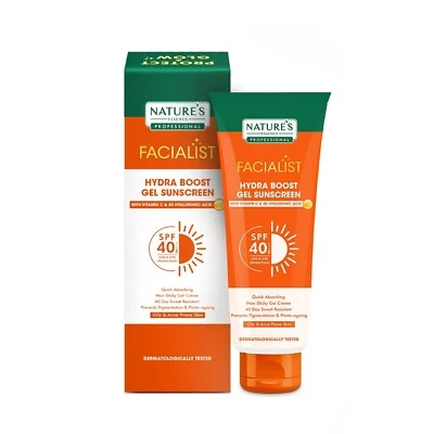 Nature's Essence Hydra Boost Gel Sunscreen SPF 40 PA+++ Vitamin C & Hyaluronic - Image 1 of 4