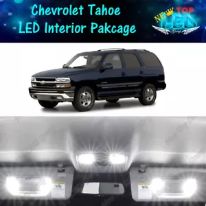 19x White LED Lights Interior Package Kit for 2000 - 2006 Chevy Tahoe Suburban - Picture 1 of 12