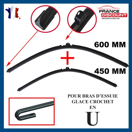 Spazzole D'Essuie Vetro Piatto Anteriore 600+450 MM per Hyundai i30