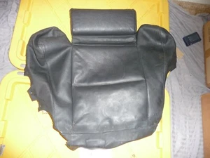 BMW 528I E60 2010 SEDAN FRONT RT PASSENGER SIDE LOWER SEAT LEATHER black cover  - Picture 1 of 3