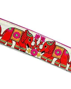 Vintage Indian Sari Border Sewing Embroidered Trim Ribbon Antique Lace DIY Home - Picture 1 of 9