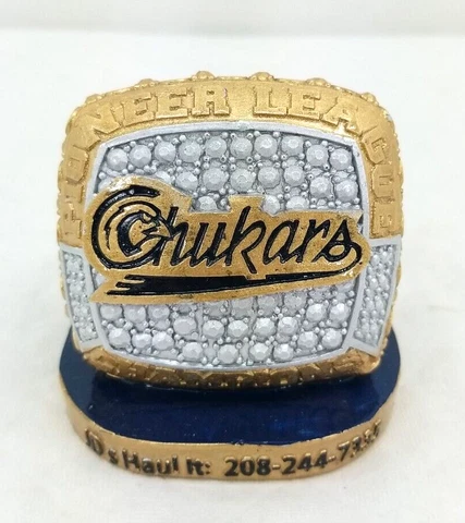 2019 Idaho Falls Chukars Baseball Souvenir Championship Ring Replica  Trophy Cover