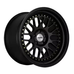 (1) 18x10.5 +22 Whistler SK1 5x114.3 Full Satin Black Wheel - Picture 1 of 2