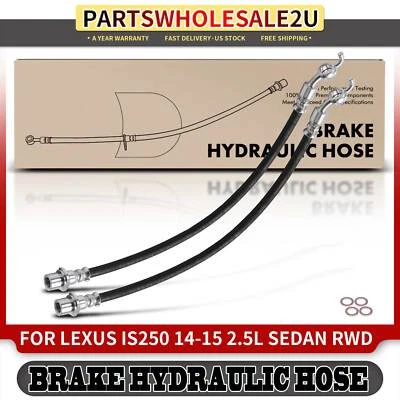 Manguera hidráulica de freno delantera izquierda y derecha 2 piezas para Lexus IS250 2014-2015 2,5 L TRACCIÓN TRASERA Foto 1 de 4