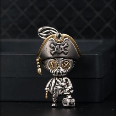 Muñeca vudú india pirata estatuilla collar colgante pulsera punk vintage encanto Foto 1 de 4