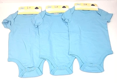 Комплект из 3 Angel Of Mine 0-3 месяцев Baby синий младенца боди/цельный  - Изображение 1 из 4