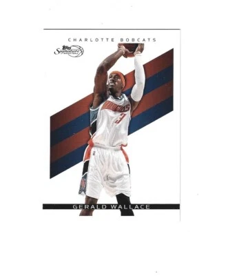 2008-09 Topps Signature #TSGW Gerald Wallace /2325  CHARLOTTE BOBCATS - Image 1 of 2