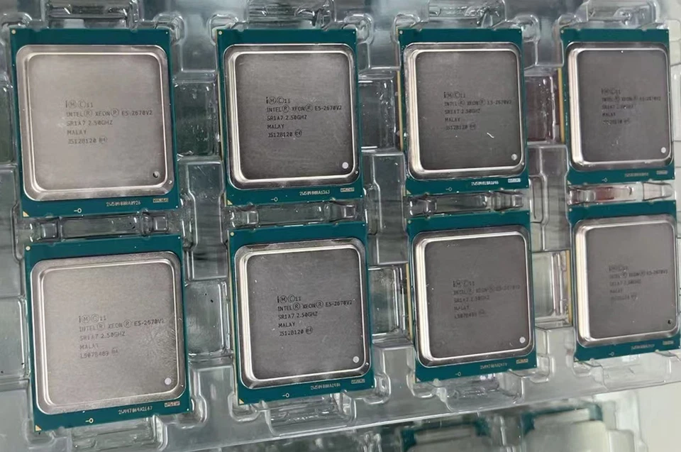 Intel Xeon E5-2670 V2 10 core 20 2.5GHz threads 25MB LGA-2011 CPU processor - Image 1 of 1