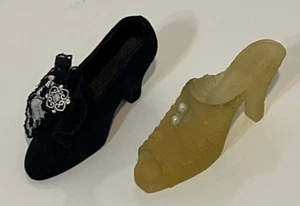 Vintage Circa 1999 My Treasure + Putting on the Ritz High Heeled Shoe Figurine - Picture 1 of 6