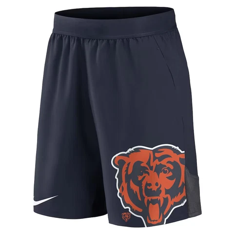New Chicago Bears Nike Stretch Performance Shorts Men's NFL Training Dri-FIT Cover