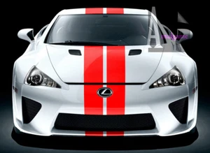 DOPPELSTREIFEN ROT STRIPE RACING AUFKLEBER STICKER BD548 - Bild 1 von 4