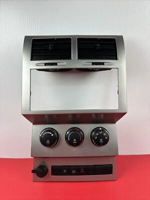 Dodge Nitro 2007 2008 2009 2010 2011 2012 tablero radio embellecedor bisel plateado OEM Foto 1 de 4