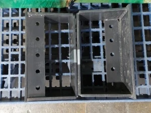 5002 NEW WEIGHT BRACKET SET NO HARDWARE FOR KUBOTA FITS B, BX SERIES SHIPS FREE! - Picture 1 of 6