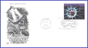 USA5 #3443 U/A ARTCRAFT FDC Medusa Deep Sea Creatures - Picture 1 of 1