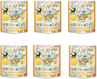 Pokemon Bath bomb Figure Eevee Friends Figure Collection Bandai set of 6 packs - Image 1 of 4