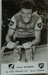 rare Photographie Cycliste Français Bernard Beaufrère originale - Imagen 1 de 2