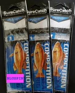 LOTTO 3 BUSTE SURECATCH COMPETITION SEA RIG BOLENTINO 3 AMI SIZE 1 (Hook 1cm) - Imagen 1 de 2