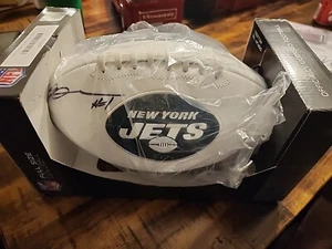 Ahmad Sauce Gardner New York Jets signiert/signiert Full Size Football mit COA - Bild 1 von 7