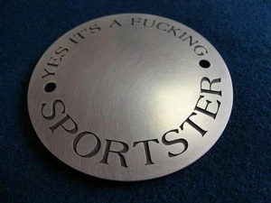 Harley Sportster Fuxxking Punto Funda Latón - Imagen 1 de 3