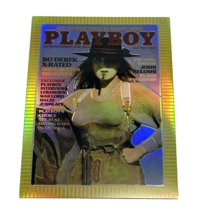 Playboy Chrom Cover Card Refractor - BO DEREK - JULI 1984 - R 69 - Bild 1 von 2