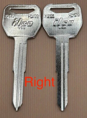 2 llaves en blanco Honda 599 919 Bali Big Ruckus CB1100 CBF500 CBF600 CBR600 CBR600RR Foto 1 de 2