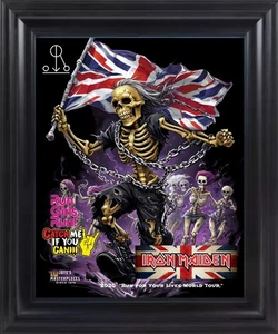 Arte de pared Iron Maiden de Jaye Metcalfe 16X20 enmarcado - Imagen 1 de 6
