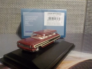 Modelo de coche - Ford Country Squire - 1964 - BURGUESÍA 1/87 nuevo Oxford 87FC64003 - Imagen 1 de 5