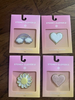 NWT Lot Of 4 Stoney Clover x Target Patches Rainbow Flower Heart - Image 1 of 4