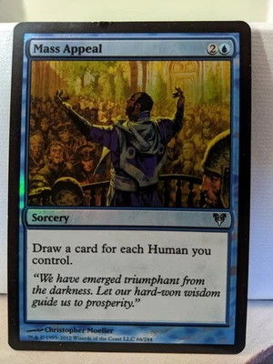Mass Appeal Avacyn Restored Foil MP Magic the Gathering x1 - Image 1 of 4