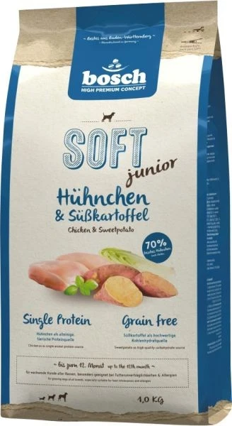 Bosch HPC Soft Junior Hühnchen & Süßkartoffel 1 kg  Hundefutter - Bild 1 von 1