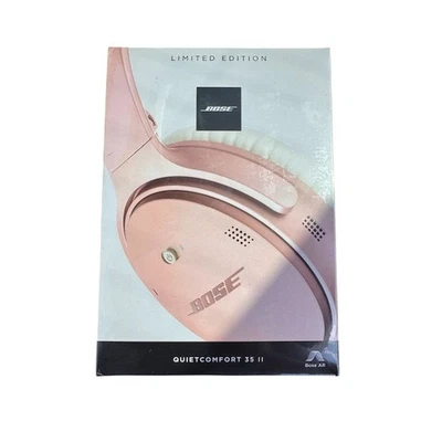 Bose QuietComfort 35 II Rose Gold Wireless Noise Cancelling Headphones Ltd Ed - Image 1 of 4