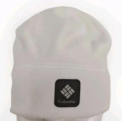 Columbia Lined Omni-shield Beanie Fleece Womens Hat Cap White Casual One Size  - Image 1 of 4