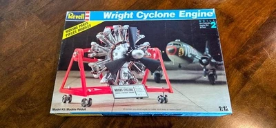 Vintage Wright Cyclone Engine Model Kit 1:12 Revell 1991 Radial WWII Bomber Air - Image 1 of 4