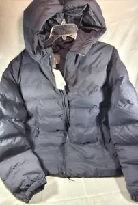 H&M Men's Regular Fit Puffer Jacket - Navy Blue - Size Medium - Picture 1 of 4