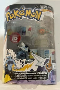 Pokémon Thundurus Vs Rotom Figur Set Pokedex ID Tags MISP TOMY 2013 - Bild 1 von 9