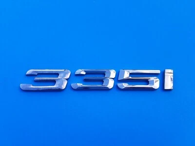 06 07 08 09 10 11 BMW 335I 335 I REAR GATE LID EMBLEM LOGO BADGE USED OEM (2010) - Image 1 of 3